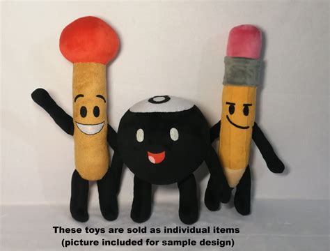 8-Ball Battle for Dream Island 9,8″ (25 cm) plush toy Battle for BFDI