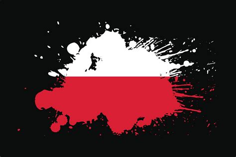 Poland Flag With Grunge Effect Design 3361455 Vector Art at Vecteezy