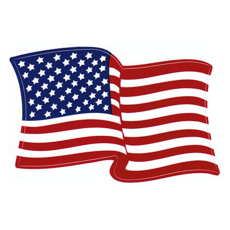 United States Flag Waving Clip Art