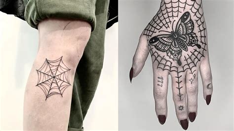 Spider Web Tattoo Designs