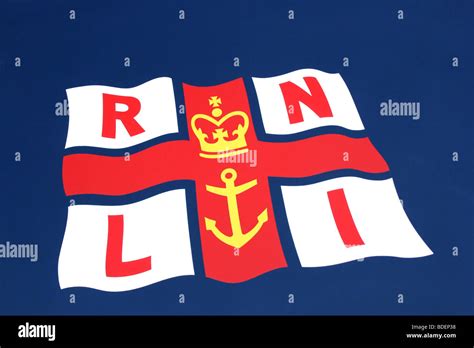 RNLI flag logo Stock Photo - Alamy