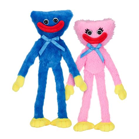 Buy POPPY PLAYTIME - Huggy Wuggy & Kissy Missy Smiling Plush Set (Two 14" Tall Plushies, Series ...