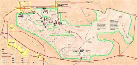 Joshua Tree National Park hiking map