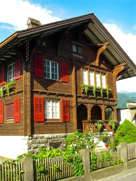 Old country chalet near Sarganz Switzerland. | Swiss chalet, Cabin exteriors, Swiss house