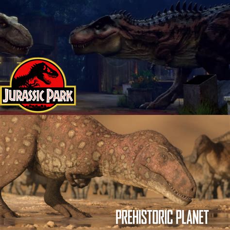 Jurassic park vs prehistoric planet tarbosaurus | Prehistoric Planet | Know Your Meme