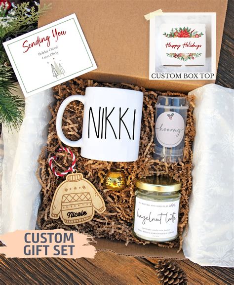 Personalized Christmas Gift Box for Her Christmas Gift Idea, Christmas ...