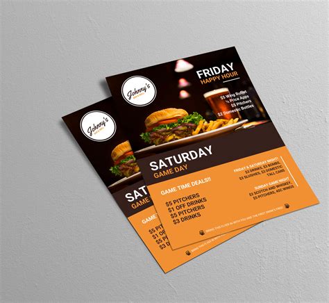 Creative Bar & Restaurant Event Flyer Idea - Venngage Flyer Examples