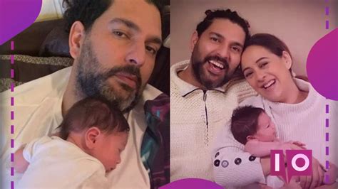 Yuvraj Singh, wife Hazel Keech, named their son 'Orion'; share with cute pictures on father's ...