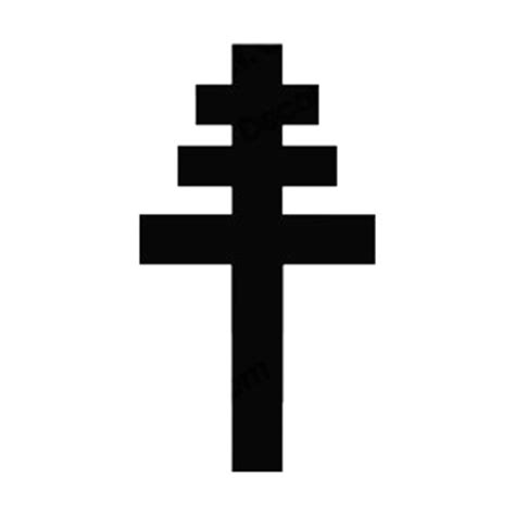 Papal cross crosses decals, decal sticker #11349