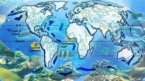 Aquatic Biomes Map