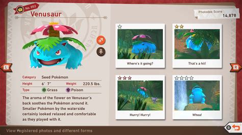 Venusaur - Photodex - New Pokémon Snap Wiki - Grindosaur