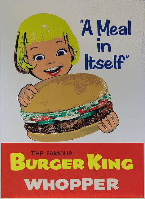 burger king vintage ad whopper | Creative Ads and more…