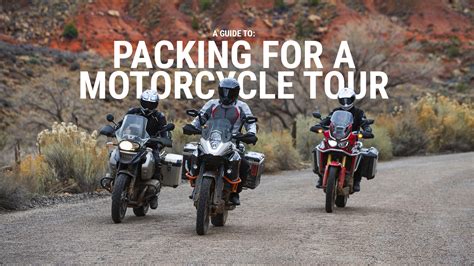 Packing List For 2 Week Motorcycle Trip | Reviewmotors.co