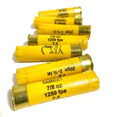 Yellow Shotgun Shells Rio 20 Gauge Hulls Empty Used Fired 20Ga – Craft Supplies Depot