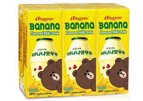 What is Korean banana milk made of?