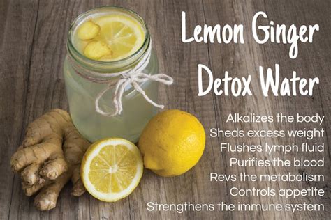 Cleanse Your Body and Burn Fat with this Lemon Ginger Detox Water