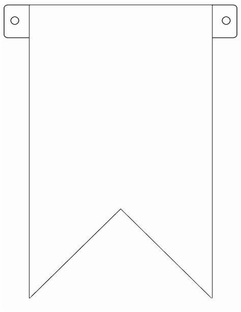 Blank Flag Template Awesome Blank Flag Template Clipart Best | Diy birthday banner, Flag ...