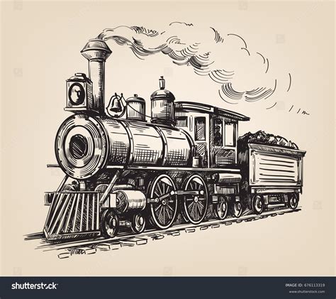 Train Old: Over 23,087 Royalty-Free Licensable Stock Vectors & Vector ...