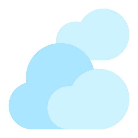 Cloudy Generic Flat icon