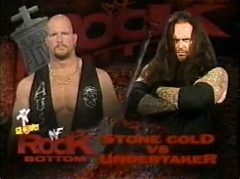 Match Card for Stone Cold vs Undertaker in a Buried Alive Match, 1998 - Undertaker Photo ...