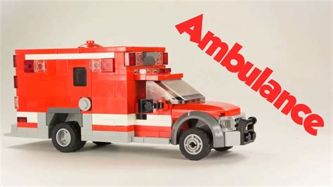 Ambulance model for Lego City Custom Lego set instruction Ambulance ...