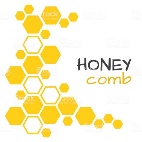 Abstract background with yellow honeycomb. Vector illustration | Vector illustration, Abstract ...