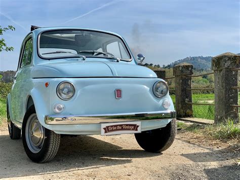 Fiat 500 blue - Drive the vintage