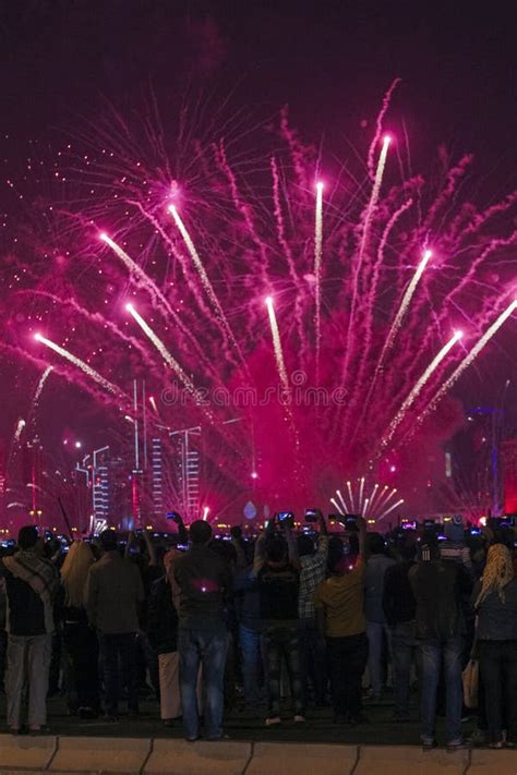 Qatar National Day Celebrations in Doha Editorial Stock Image - Image of festival, dramatic ...