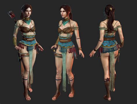 "Shadow of the Tomb Raider - Lara Croft Tribal Outfit Fan-Art " by Konrad Majewski | Tomb raider ...