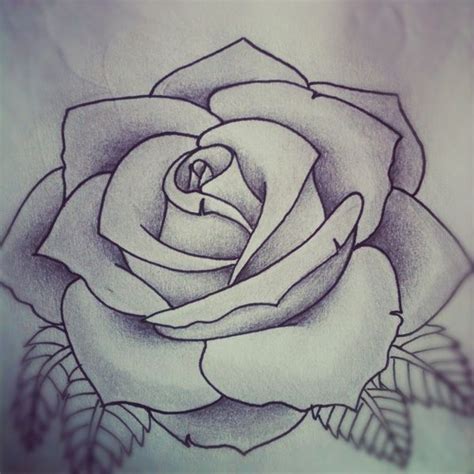 Rose Drawing: makes a good idea for a tattoo | Rose tattoo design, Rose drawing tattoo, Roses ...