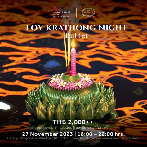 Welcome the Loy Krathong Festival 2023 with Exclusive Promotions from ...