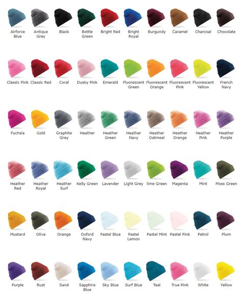 Branded Beanie Hats: 60 Colour Options | Logo Printed or Embroidered