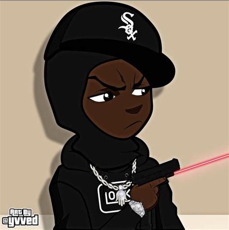 pgf nuk boondock | Swag cartoon, Cartoon profile pics, Anime rapper