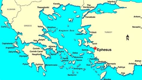 Geography of Ephesus - Ephesus Turkey