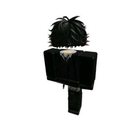 an animated character with black hair and spikes on his head, standing ...