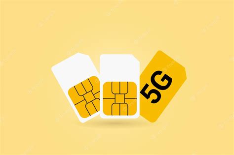 Premium Vector | Free vectors top view of 5g sim cards