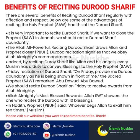 Durood Sharif | Benefits Of Reciting (Durood-E-Pak)