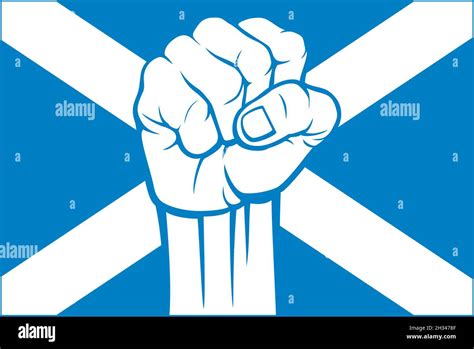 Scotland flag vector illustration Stock Vector Image & Art - Alamy