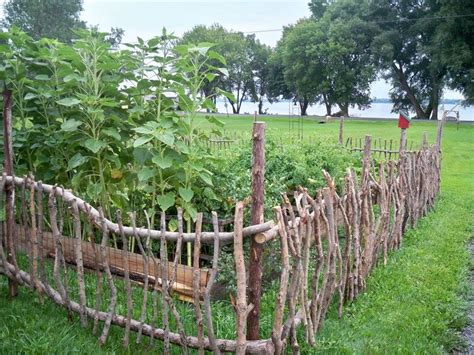 Diy garden fence, Rustic garden fence, Garden fence