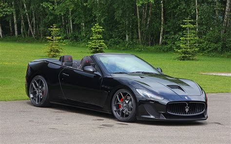 Black Maserati GranTurismo convertible coupe, Novitec, Novitec Tridente, Maserati Gran Cabrio MC ...