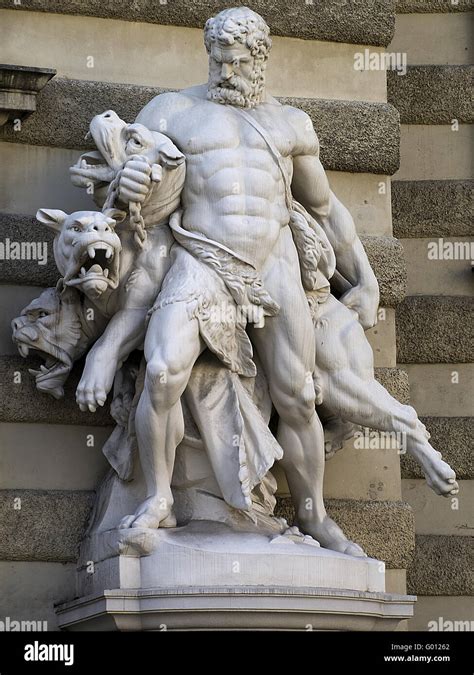 Hercules And Cerberus Statue