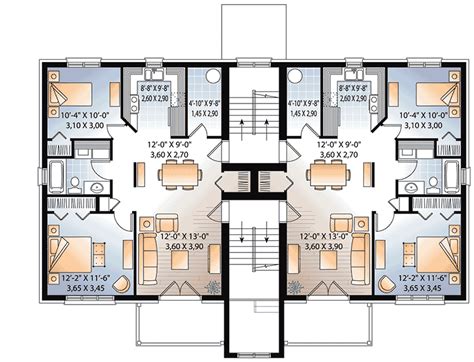 6-Unit Modern Multi-Family Home Plan - 21603DR | Architectural Designs ...