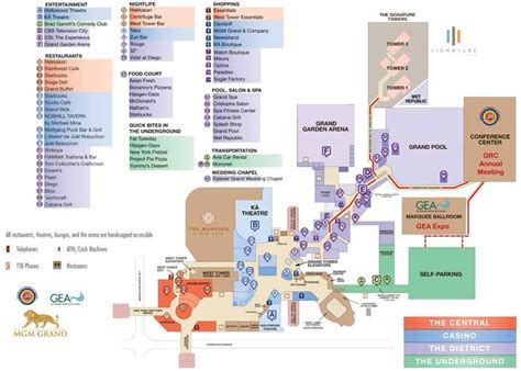 Mgm Grand Las Vegas Maps