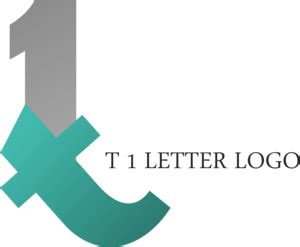 T1 Letter Logo PNG Vector (AI) Free Download