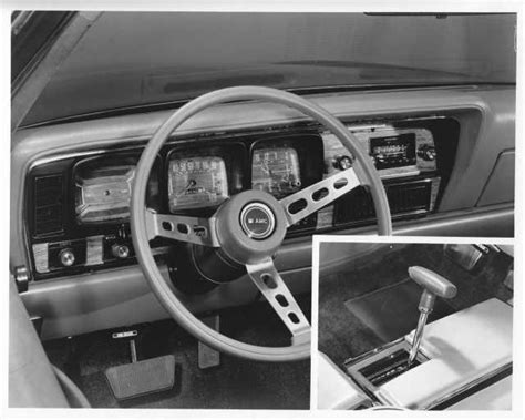 1974 AMC Matador Interior Press Photo and Release 0048