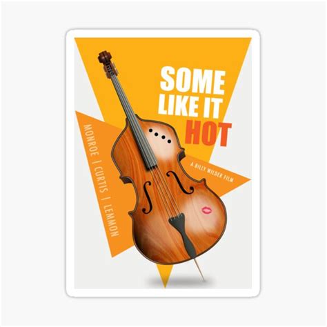 "Some Like It Hot - Alternative Movie Poster" Sticker for Sale by ...