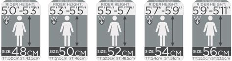 Sizing Charts - West Orange Trail Bikes and Blades