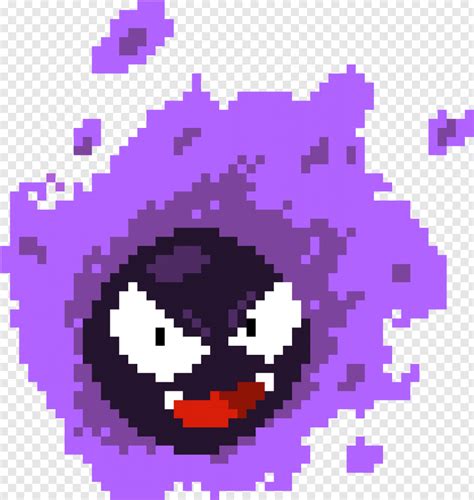 Gastly Pixel Art Png - 521x551 (#27142434) PNG Image - PngJoy