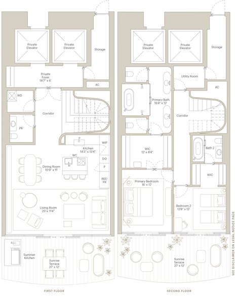 The Residences at 1428 Brickell | Floorplans