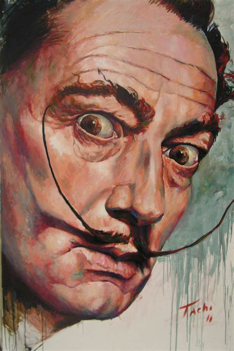 Salvador Dali Painting by Tachi Pintor - Fine Art America